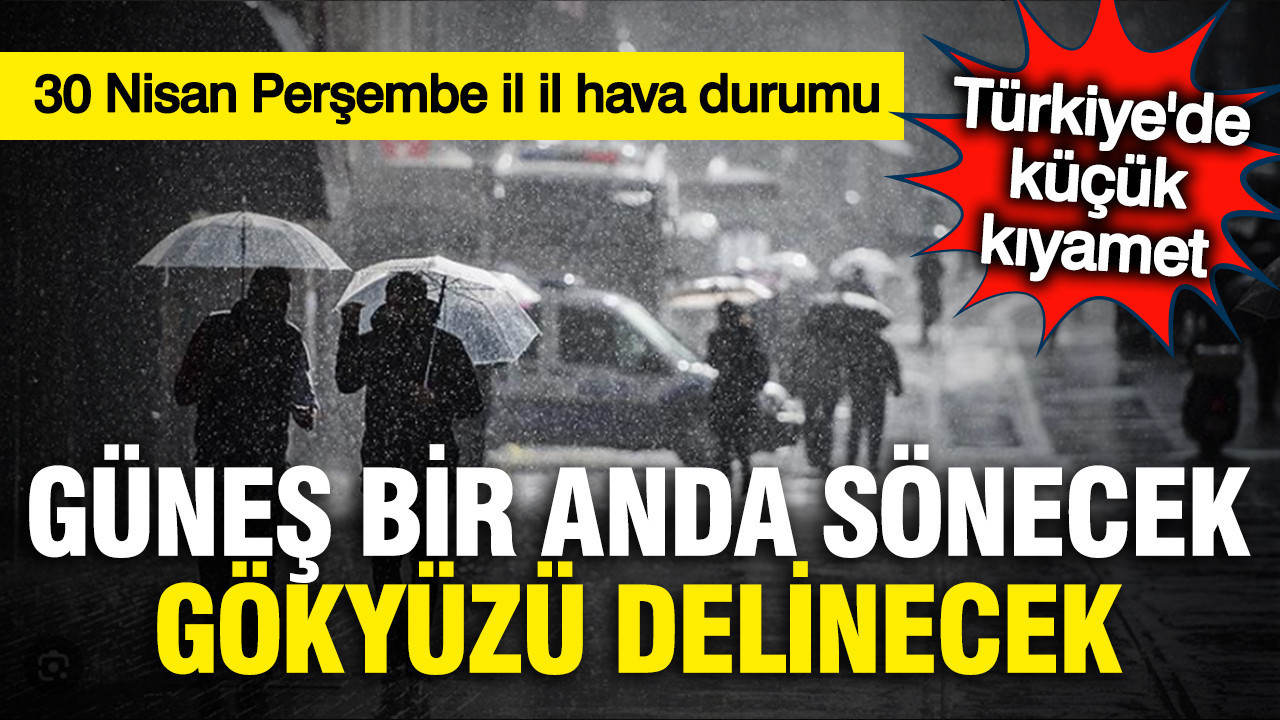 Meteoroloji 25 İli Uyardı: Şiddetli Yağış ve Sel Tehlikesi Bekleniyor